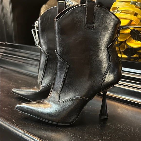 Fashion Nova Shoes - Fashion Nova Sleek Black Heeled Boots counrty